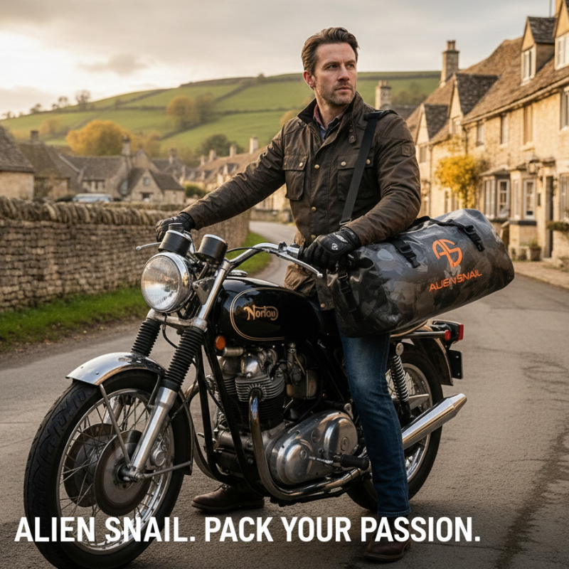 ALIEN SNAIL 60-Liter Waterproof Duffel Bag