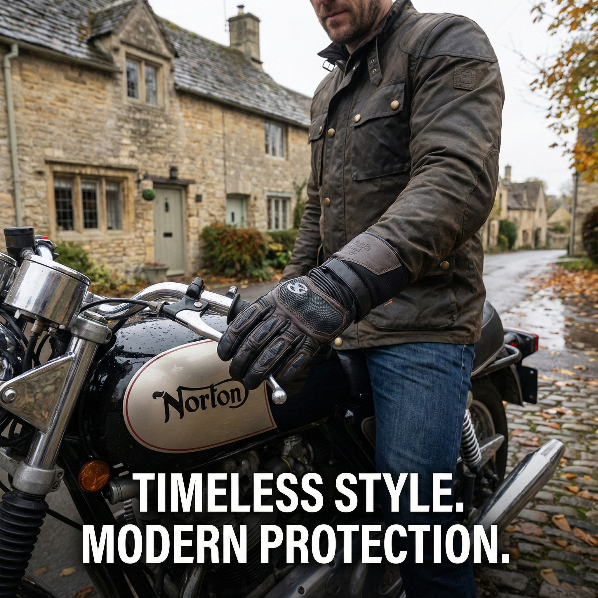 AT-95P Motorcycle Riding Gloves