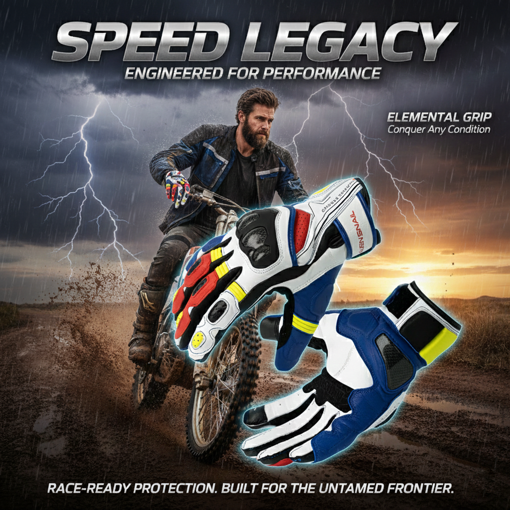 P8 Motorcycle Riding Gloves