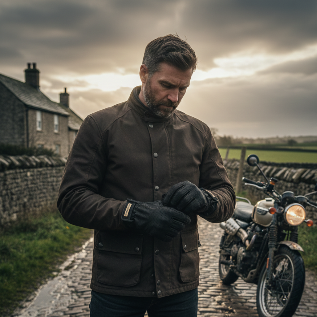 V7 Motorcycle Riding Gloves